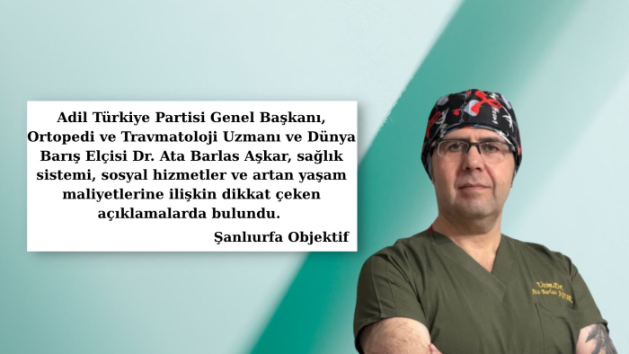 ATP Genel Başkanı Dr. Ata Barlas Aşkar: “Vatandaş yaşarken de ölürken de yük altında!”